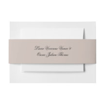 Convite de Casamento Personalizado com Cinto de Ba