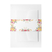 Convite de Chá de Noiva com Nome Duplo e Floral El