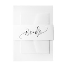 COR EDITÁVEL Banda de Convite para Casamento #LCC