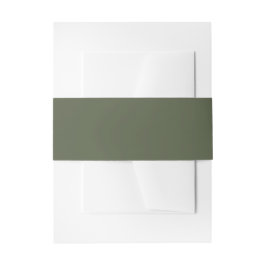 Faixa Decorativa Para Convite Cor Sólida Verde Floresta