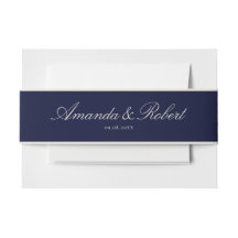 Elegant Classy Navy Blue Wedding