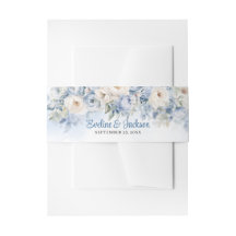 Elegante, rosas de cor azul e marfim, eucalipto