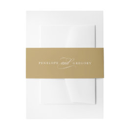 Faixa Decorativa Para Convite Eterno de caligrafia moderna e casamento branco