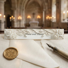 Faixa Decorativa Para Convite Faux Carved Plaster Relief Ivory Floral