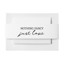 Faixa Decorativa Para Convite Nada Rico Apenas Ama Casamento Minimalista