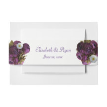 Peônias Roxas, Rosas Brancas Casamento, Personaliz
