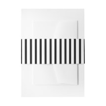 Pinstripe fina branca e preto