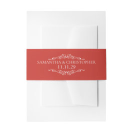 Faixa Decorativa Para Convite Red Simple