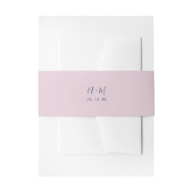 Rosa & Azul-Marinho | Cintinho de Monograma Simple