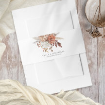 Rustic Terracotta Florals Nomes Data Casamento