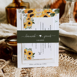 Faixa Decorativa Para Convite Sage Green Wedding
