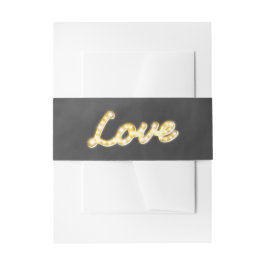 Faixa Decorativa Para Convite Vintage Marquee Luzes Belly Banda - Quadro