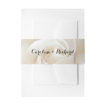 Bandas de Belly de Convite de Casamento Floral