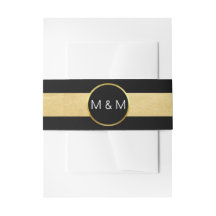 Casamento preto elegante personalizado da folha