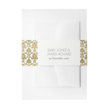 MONOGRAMA CLÁSSICA DE PADRÃO FLORAL DE DAMASK DOUR
