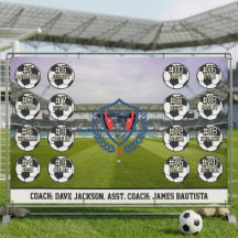 Faixa Personalizada de Futebol de Equipe Personali