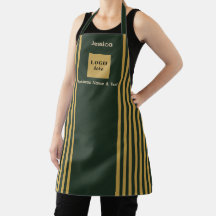 Faixa Verde Escura Personalizada e Dourada