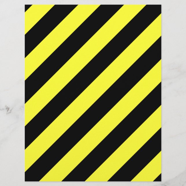 faixas diagonais preto e amarelo (Frente)