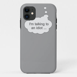 Falando com um Idiota QUALQUER capas de iphone COR
