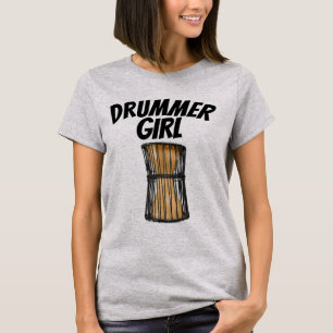 FALANDO DE CAMADAS DE DROMER GIRL T-SHIRTS
