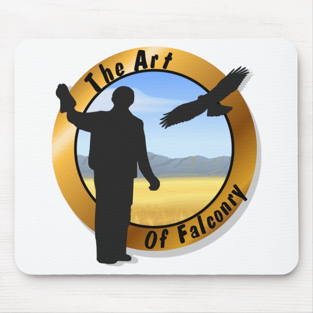 Falconer Medallion Round Mousepad (Frente)