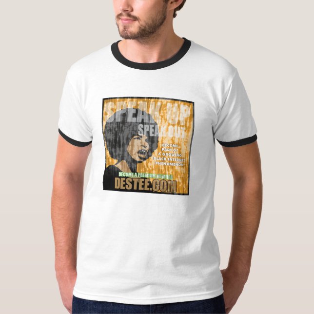 Fale acima das camisetas masculinas (Frente)