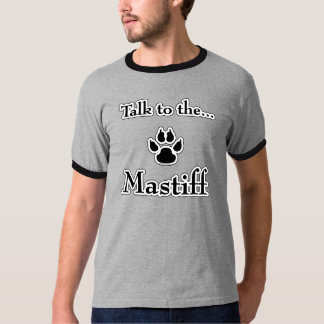 Fale com a camiseta negra Mastiff