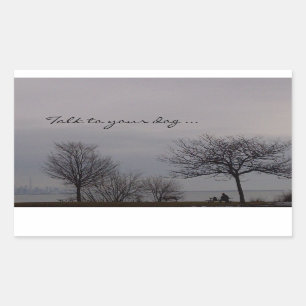 Fale com o seu adesivo de cães por RoseWrites