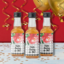 Fale Derby para Mim Rosa Preto Branco Mini