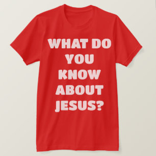 Fale-Me Sobre Jesus Evangelismo - Camisa Cristã