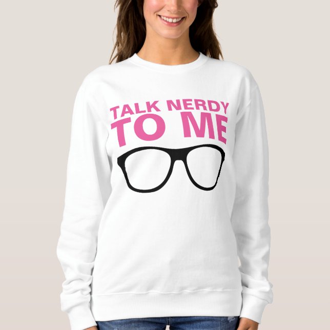 FALE NERDY COMIGO, camisetas e T-shirts (Frente)