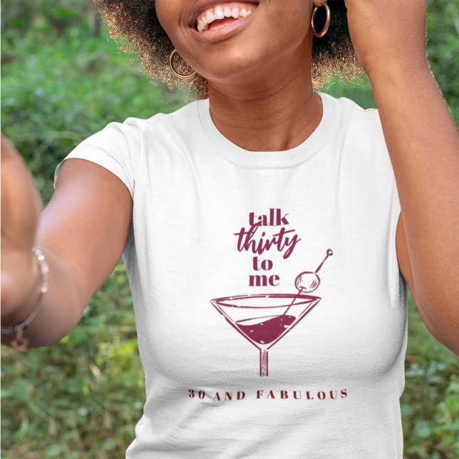 Fale Trinta Comigo Rosa Camiseta de Caftino de Ani (Criador carregado)