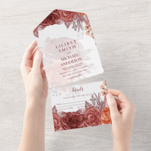 FALHA Floral Botânica de Laranja Queimada