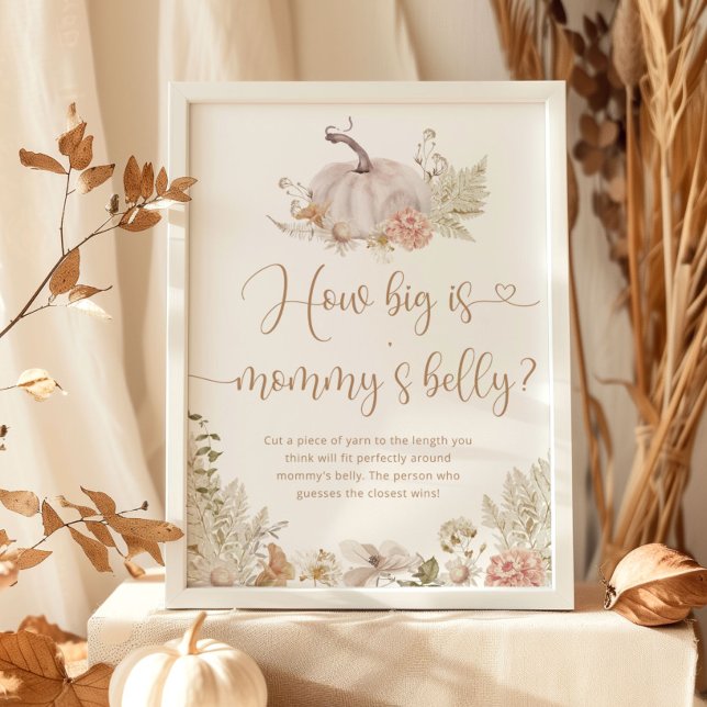 Fall boho do tamanho do poster de jogo de barriga  (Criador carregado)