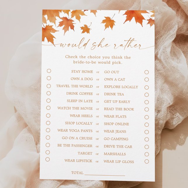 Fall Chá de panela Ela Preferencialmente Jogo (Criador carregado)