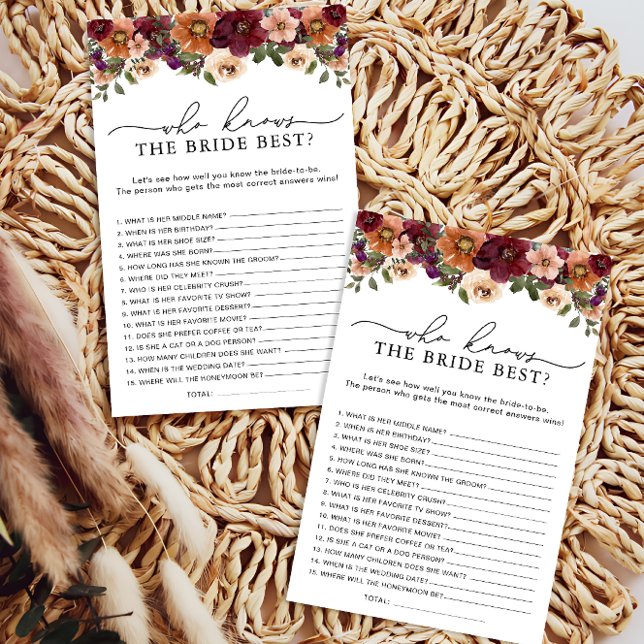 Fall Floral que conhece a noiva do melhor jogo de  (Criador carregado)