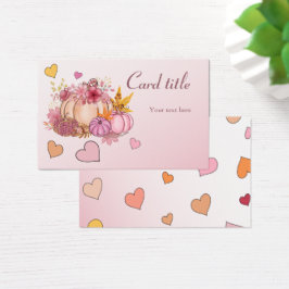 Fall in Love Olá Pumpkin bonitinho com coração