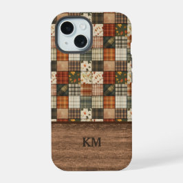 Fall Patchwork Quilt Phone Case | Personalized