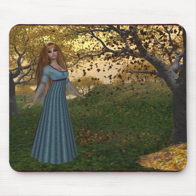 Fall Season Queen - Fantasy Mousepad (Frente)