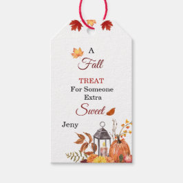 Fall Tratar por Alguém Doce etiqueta personalizáve