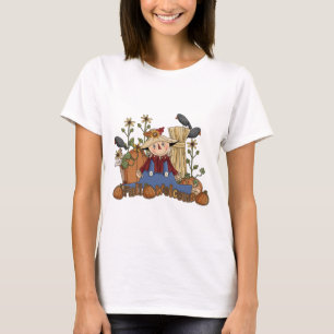 "Fall Welcome" Autumn Scarecrow Baby Dolby Top