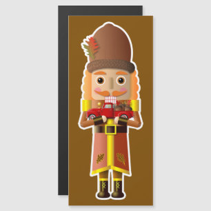 Fall Woodland Nutcracker com Little Red Truck