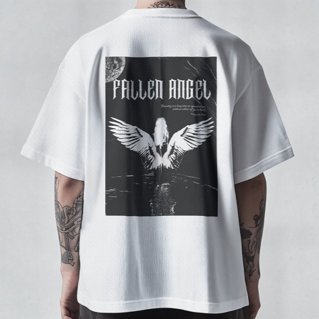 Fallen Angel - Surreal Abstract Art T-Shirt (Criador carregado)