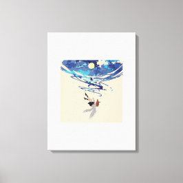 "Falling Angel" Arte Canvas