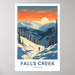 Falls Creek Austrália Viagem Impressão