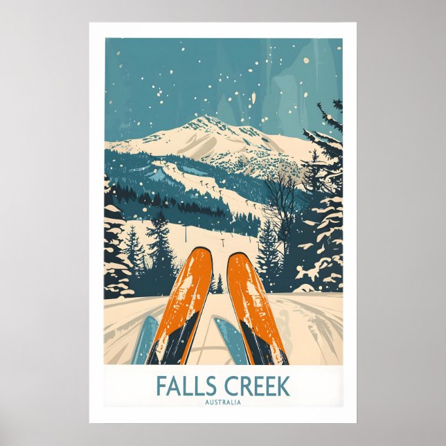 Falls Creek Ski Poster 1 (Frente)