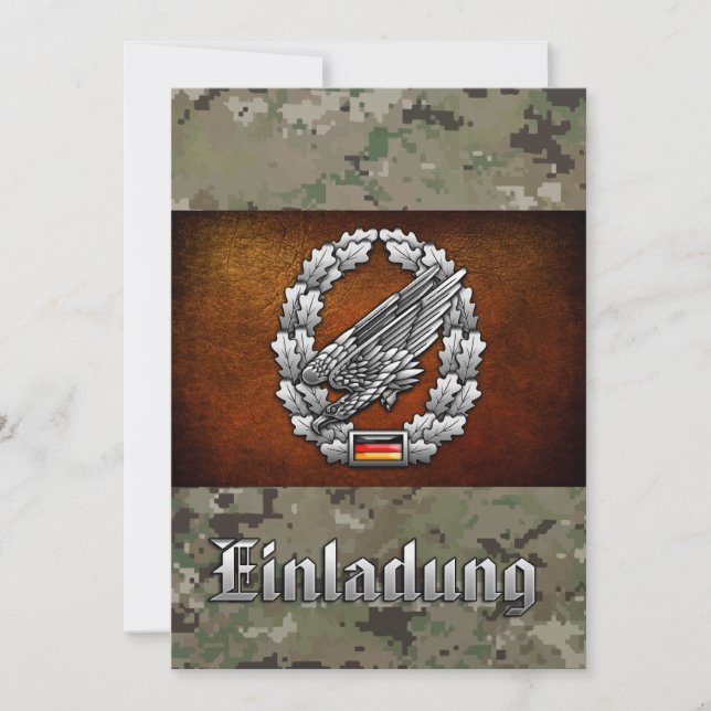 Fallschirmjägertruppe Barettabzeichen (Frente)