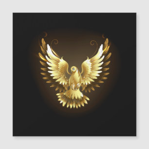 Falsa Paz Pombo Folha de Ouro em Preto