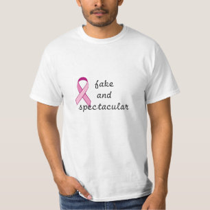 Falsificação e spectacular - camiseta do cancro da