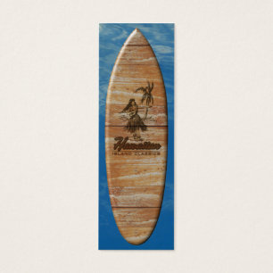 Falso havaiano da barraca do surf de madeira